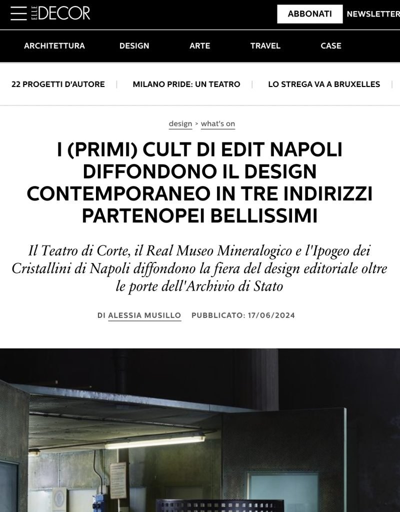 ELLE DECOR luglio 2024 Alessia Musillo