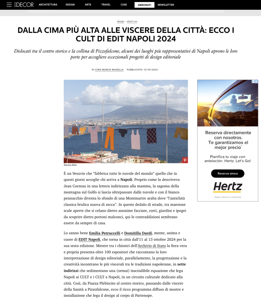 elle decor edit napoli 2024